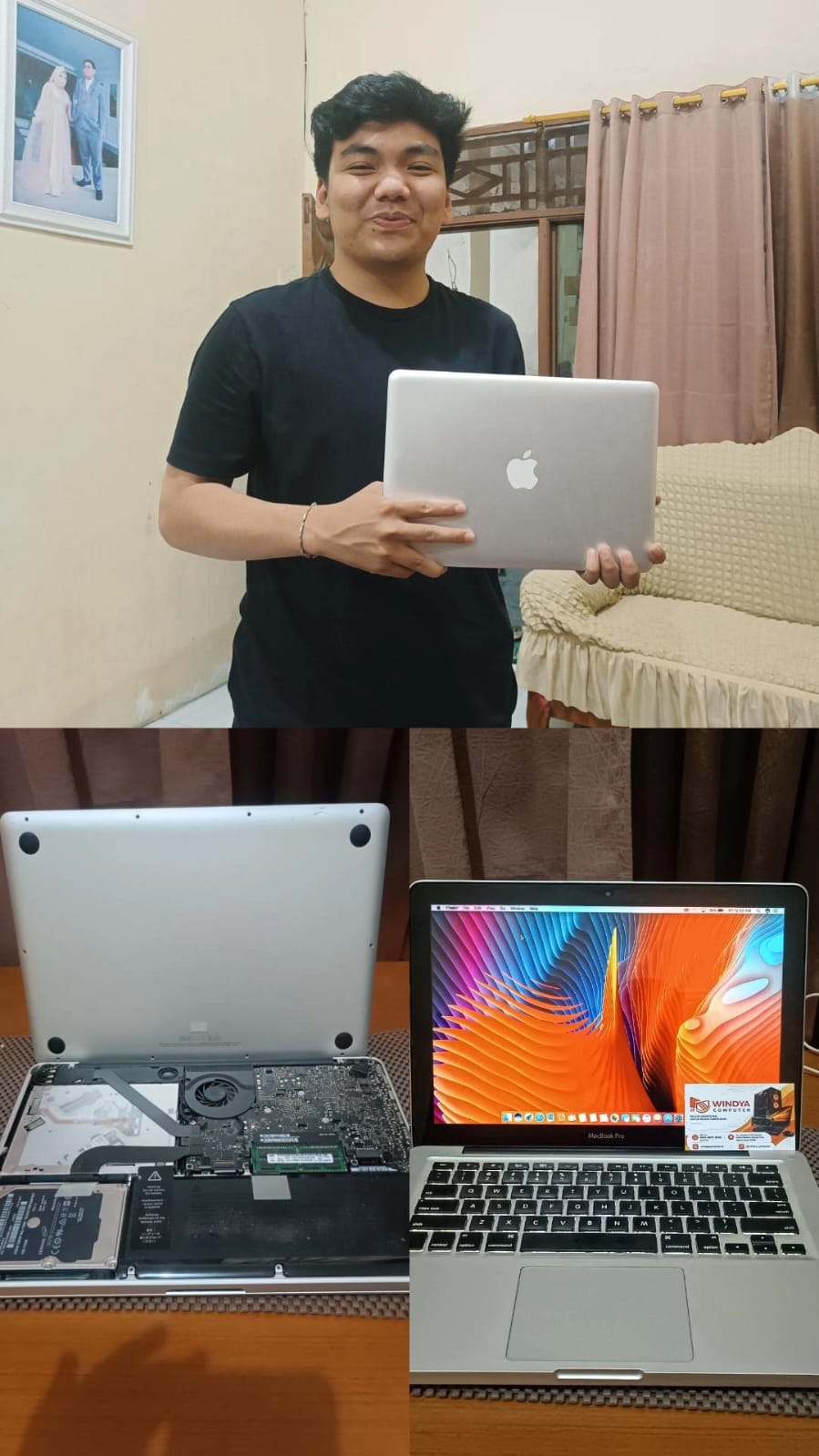 Service Clean Instal MacOS dan Maintenance MacBook Pro MD101