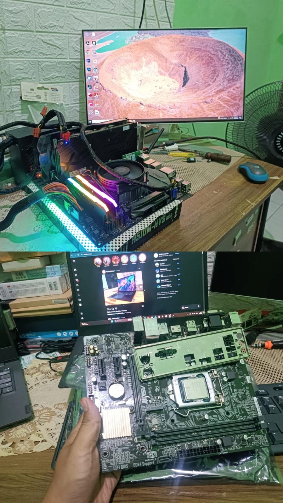 Service PC Office Hidup-Mati/ No Power